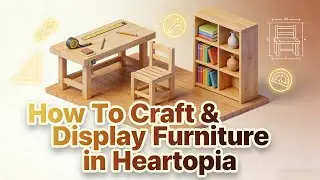 How To Craft & Display Furniture in Heartopia
