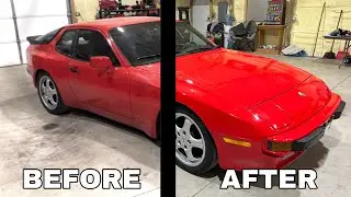 DETAILING A 1986 PORSCHE 944!!!