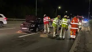Drie wagens botsten op elkaar