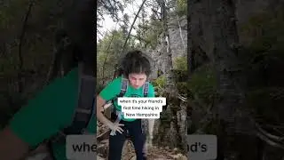 hiking in New Hampshire is something else haha! #hikers #hikerslife #hiking #hikingadventures