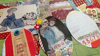Oval trifold card & flip up postcard page