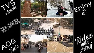 TVS Apache - AOG Nagpur Official Ride ||👮police ne Roka😨 ||