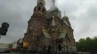 Virtual walk - Saint Petersburg  - Streets and Hermitage Museum - 4K UHD - MAY 2021