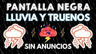 Sonido de Lluvia en Bosque Brumoso con Dormirás Bien y Relajante🌧PANTALLA NEGRA😴Escicha dormir mejor
