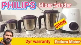 Philips Mixer Grinder 500W Unboxing Review 