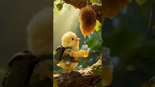 Jungle Prank Gone Wrong! 😂 Monkey Steals Honey, Gets Attacked by Bees! 🐒🐝