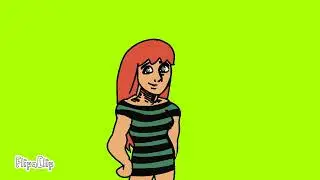 Mary Jane Watson (Earth-91126) in a green background