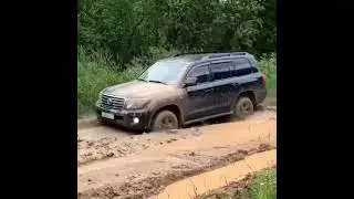 Крузак на бездорожье молотит грязь | Toyota Land Cruiser 200 | TLC 200 | OSCAR INC