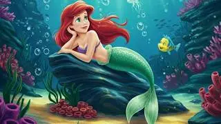 La Sirenetta Disney - Immagini da Colorare | Ariel, Ursula e Re Tritone🧜&zwj;♀️🐟🐚 