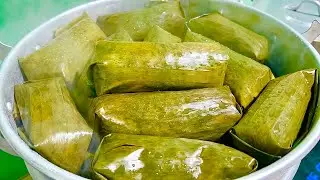Đây Là Kiểu Làm Bánh Tét Mini Nhanh Nhất, Ngon Như Bánh Tét Xưa- Sticky rice cake