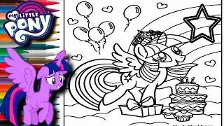 Special Twilight Sparkle Pony | #episode402  | My little pony cartoon | Colouring craft 🌈