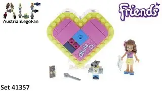 Lego Friends 41357 Коробка с сердцем Оливии - Lego 41357 Speed Build