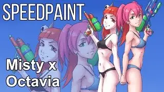 Misty x Octavia - Summer Time Piano Hunt - Speedpaint #44 【comm 】