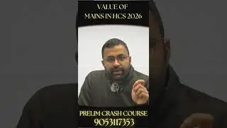 COVER MAINS WITH PRELIMS || HCS 2026 || PRELIMS CRASH COURSE || VIDHYA RATH