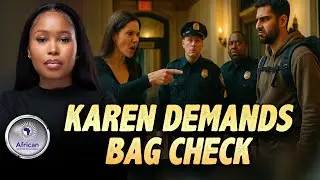 Entitled White Woman Gets Shut Down After Demanding Security Guard Check Brotha's Backpack