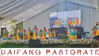 Mwsaglangnai Dance performance by Daifang Pastorate at 75th Jubilee of BBC Youth Department