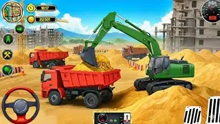 🚧City Road construction Game | Excavator simulator Construction 3d Android game play 2026