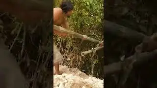 100 Days Building A Modern Underground Hut with grass roof