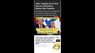 Pakistan 🇵🇰 Is Burning 🔥 Over Gaza Peace Deal  😂 #Live #gazaisrael #Peace #currentaffairs #News