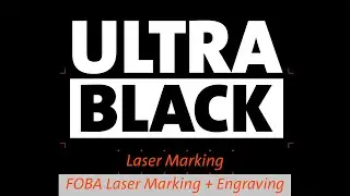 Create ULTRA BLACK and resistant markings with FOBA's Ultrashort Pulse Laser!