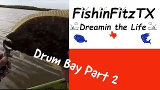 P2 Redfish or Flounder? HOOK-N-LINE map Fishing Drum Bay Texas November 2, 2019