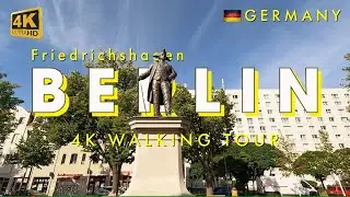 Walking Tour Berlin 4K Sonntag Vormittag auf der Bölschestraße in Friedrichshagen