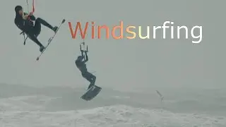 Windsurfing Kijkduin The Netherlands 4K