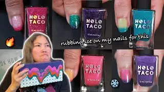 Feeling emotions for this 5th anniversary 😱 | HoloTaco Mixed Emotions Collection Swatch and Review 💅