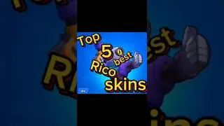 Top 5 best Rico skins #brawlstars #gaming #brawlstarsrico #rico #top5