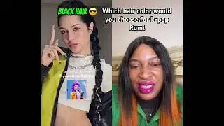 Which hair color would you choose for k-pop Rumi #viral #duet #shortvideos #shorts #trending