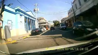 Driving in Downtown Kingston, Jamaica