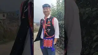Wancho guy in traditional attire @ Longding district