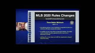 MLB 2020 Rules Changes Three Batter Minimum