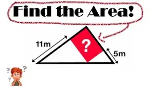 Find the Area of the Red Rectangle! - Geometry Problem