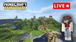 Resource Collection Cozy Thursday Stream | Let's Play Survival Singleplayer Minecraft LIVE