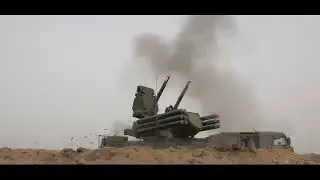 Russian 🇷🇺 Pancir S1 used in battle.