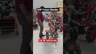 9hp Power tiller #sourceindiaindustries #tillermachine #shorts