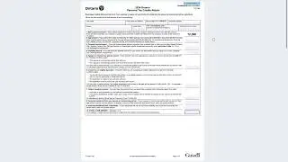 How to complete a 2024 TD1 Ontario