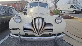 Classic 1940 Chevrolet Master Deluxe 2 Door Sedan Pre War Car : POV WALKAROUND CAR 4K VIEW