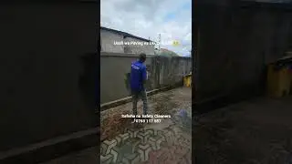 Usafi wa Paving na Ukuta kwa Mteja Wetu Kijichi. Safisha na Safety Cleaners 🤳0765 117 557