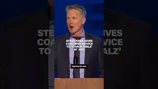 Steve Kerr gives coaching advice to &lsquo;Coach Walz&rsquo; at DNC