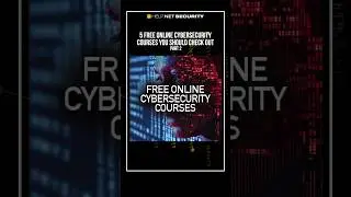 5 free online cybersecurity courses - Part 2 #cybersecurity #courses #onlinecourses #shorts