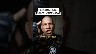 Alex Pereira post fight interview after the KO!! #ufc