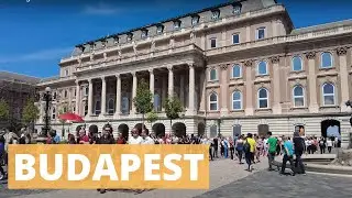 Budapest walks - Castle district -  Buda Castle and its surroundings  [4k Ultra HD 60fps ]