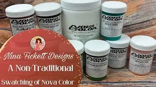 Non-traditional Swatching of my Nova Color products