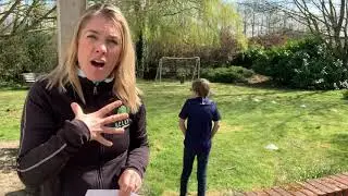 💚🧡❤️ Garden circuit/obstacle course fun