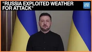 Zelenskiy: Russia Timed Missile Strikes for Bad Weather | Ukraine Energy Sites Hit in New Attack