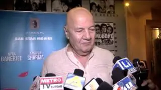 PREM CHOPRA & BAPPI LAHIRI AT LAUNCH OF FILM RAM BHAI