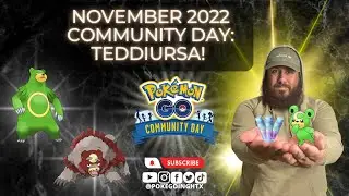 *Shiny Ursaluna* November 2022 Community Day: Teddiursa! 3x Catch Stardust, and more! Pokemon Go!