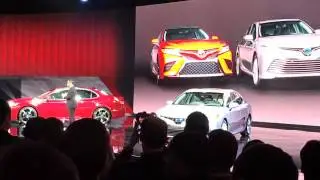 All New 2018 Toyota USA Camry debut at Detroit auto show!